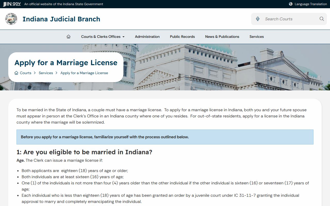 Henry County marriage records Indiana marriage license service